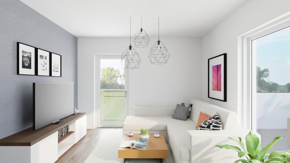 Premium-Wohnen im Südwesten: Exklusive 2,5-Zimmer-Neubauwohnung mit Designerküche (auch Rent2Rent) – Wohnen
