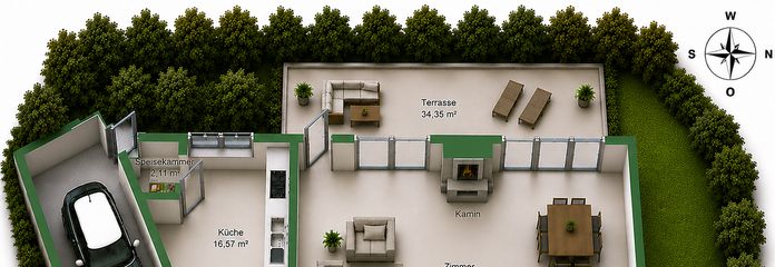 3D Grundriss OG