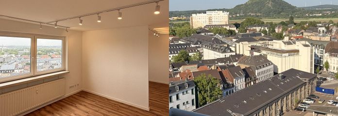 Erstbezug nach Renovierung – Moderne 3-Zimmer-Wohnung mit Balkon und traumhaftem Ausblick Saarlouis