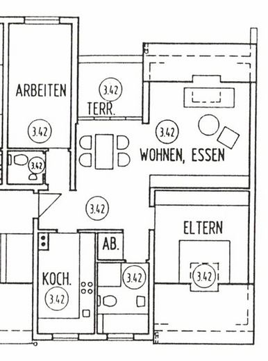 Première occupation après rénovation de haute qualité - cuisine intégrée possible - charmant 3ZKB avec vue dégagée sur Bretten – Grundriss