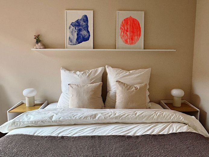 Penthouse exclusif dans le quartier belge – Un logement meublé avec style, calme et lumière – Zweites Schlafzimmer
