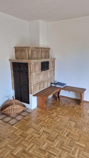 منزل شبه منفصل في غيلنهاوزن-هايلر – Kachelofen Wohnzimmer EG