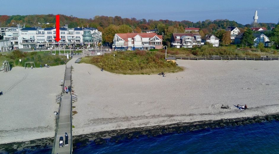 Vom Strand direkt zum Essen