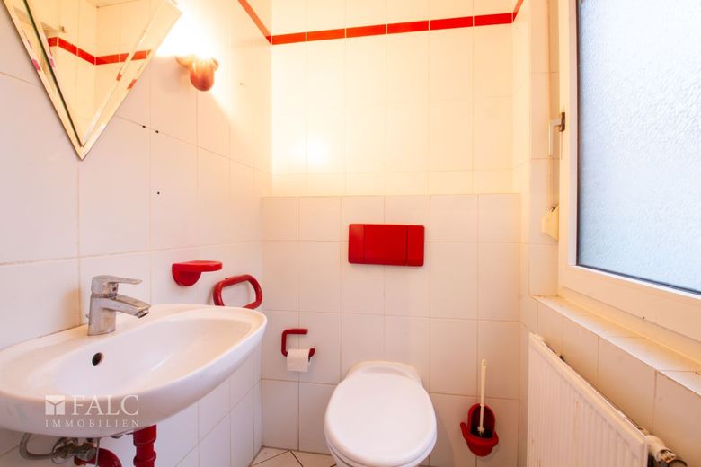 Fachwerk-Idyll in Waldorf – Gäste WC