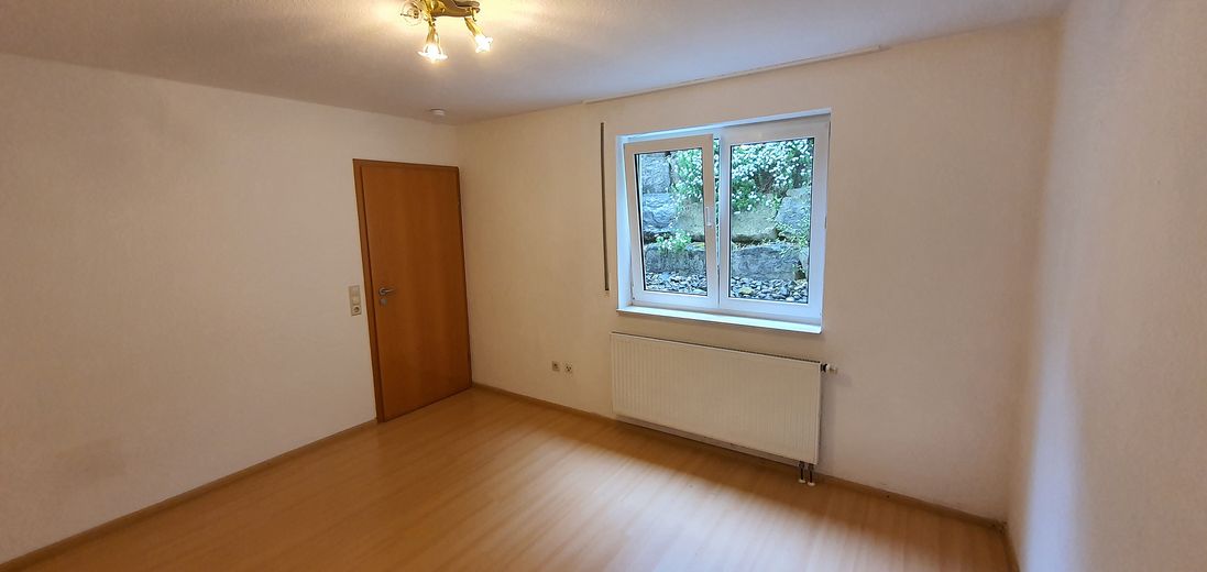 Schlafzimmer mit Gartenblick
