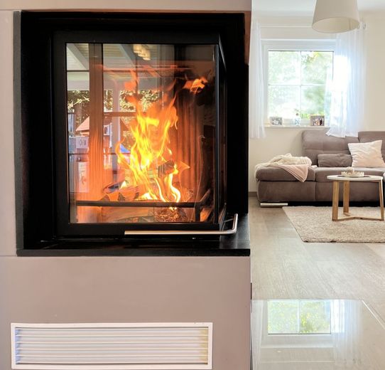Kamin im Wohnbereich