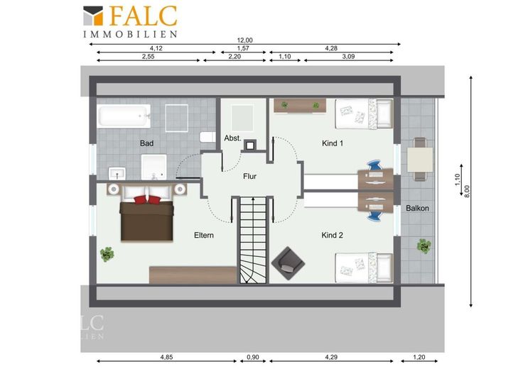 ***Großzügiges Einfamilienhaus mit Außenfachwerk und traumhaftem Garten*** – Grundriss Dachgeschoss