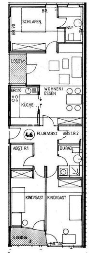 * 4 Zimmer * 2 Badezimmer * 2 Loggias * TOP-Lage * – Grundriss