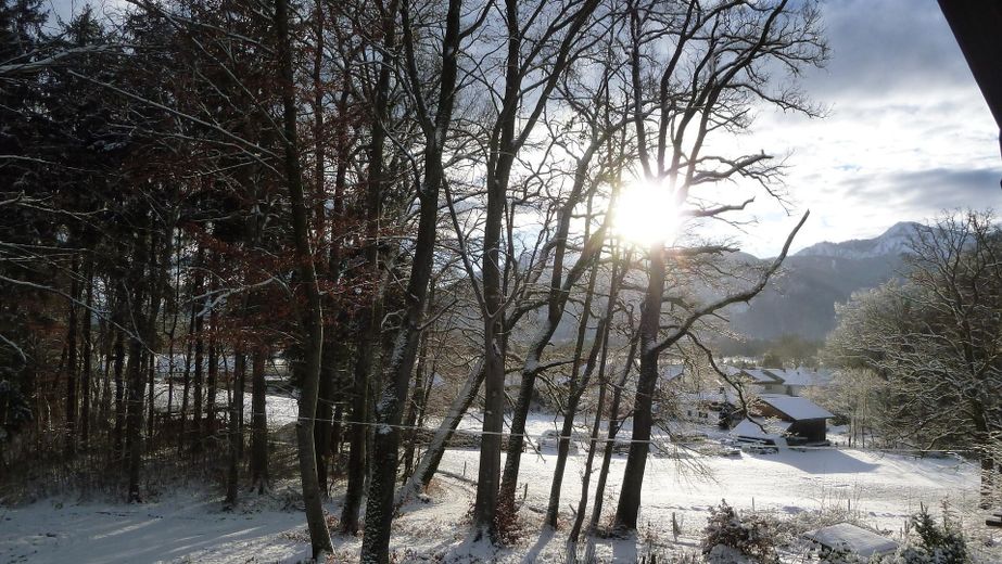 Winterblick v. Balkon