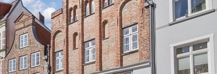Historisches Treppengiebelhaus unterhalb der Jacobikirche.