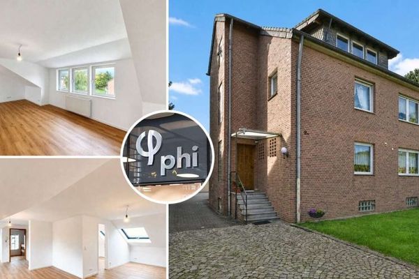 PHI AACHEN - Einziehen und wohlfühlen: Modernisiertes Dachgeschoss-Apartment in Eschweiler!