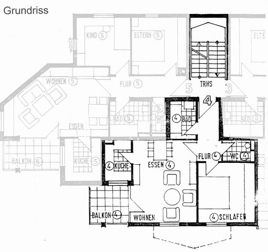 Zentrale 2,5-Zimmer Wohnung in idyllischer Innenstadtlage – Grundriss
