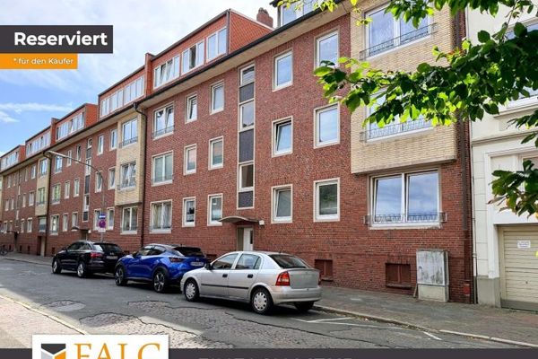 Reserviert! Solide Kapitalanlage in Wilhelmshaven – vermietete 3-Zimmer-Wohnung