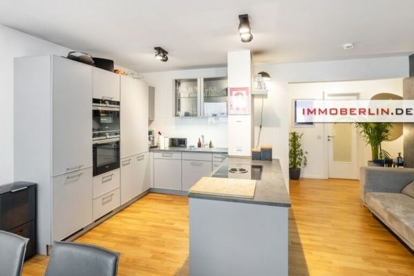 IMMOBERLIN.DE - ऊर्जा दक्षता वर्ग A: विशाल बालकनी और भूमिगत गैरेज पार्किंग स्थान वाला आधुनिक अपार्टमेंट