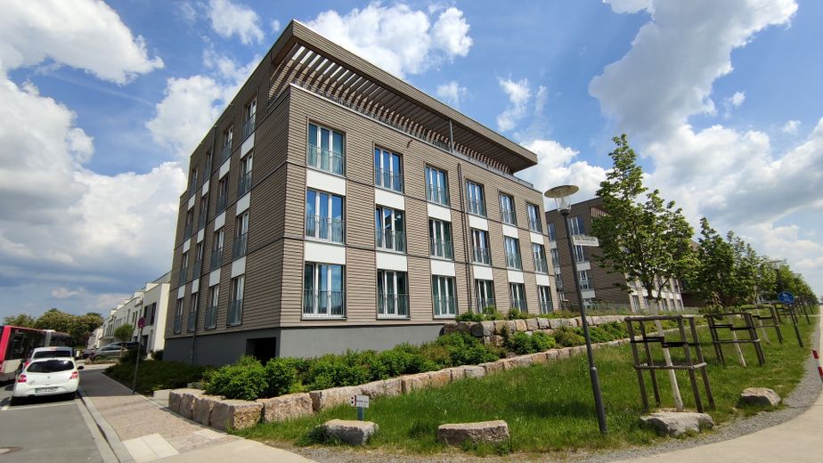 2 Zimmer Wohnung Nr. 122 im Hubland mit EOF Förderung Stufe 2/3 – Außenansicht