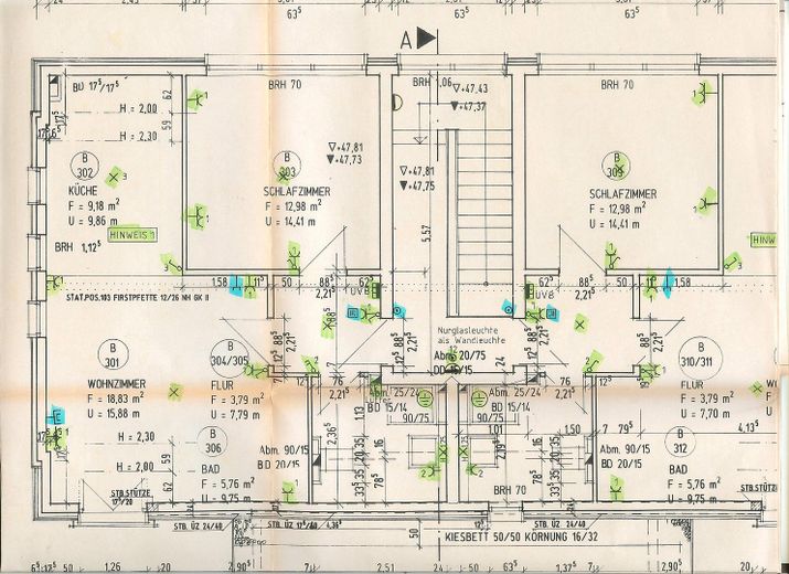 Mieszkanie w centrum Lauenburga, w ogrodzie – Grundriß