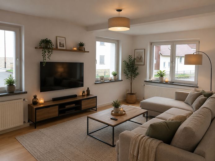 Detached house with development potential (no broker) – Einrichtungsvorschlag (KI)