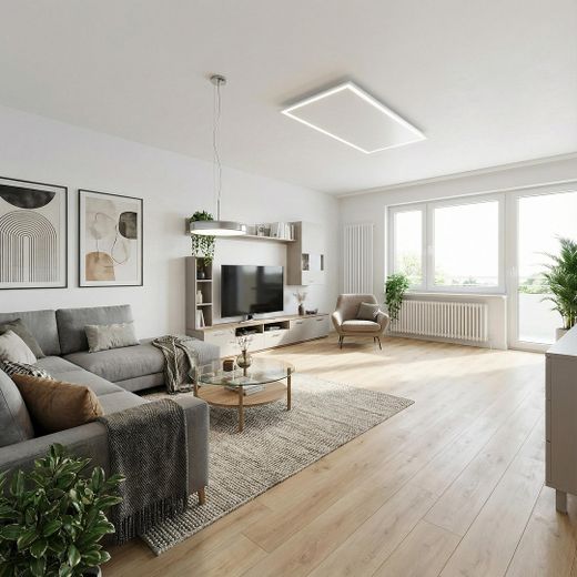 Wohnzimmer-Wohnbeispiel