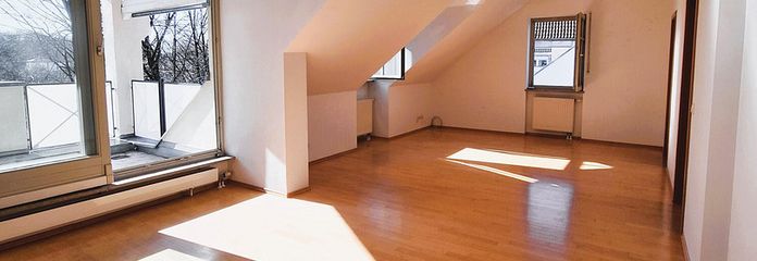 Wohnbereich und Terrasse 