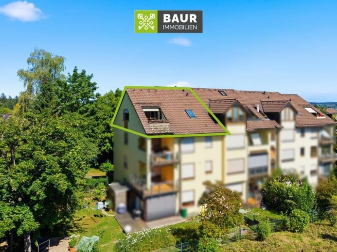 Ravensburg-Weststadt: 2-Zimmer-Dachgeschosswohnung mit Nießbrauch – Foto 1