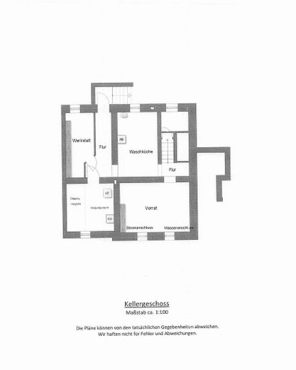 Elegante casa bifamiliare ristrutturata con terreno edificabile urbanizzato a Diemelsee-Adorf – Grundriss Keller