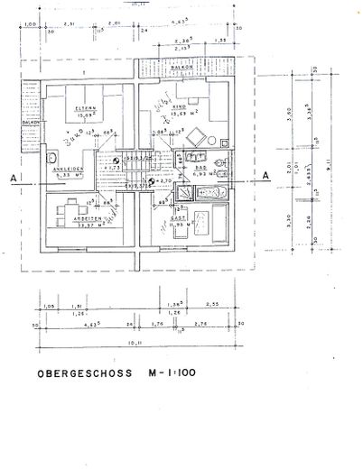 Grundriss Obergeschoss