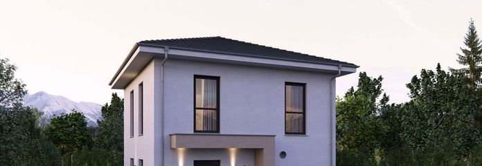 Platz für alle: Großzügiges Einfamilienhaus mit intelligenter Raumaufteilung. – Außenansicht 1