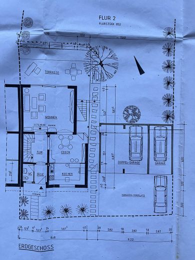 Einfamilienhaus Duisburg Rumeln mit Doppelgarage, Garten + Teich – Erdgeschoss
