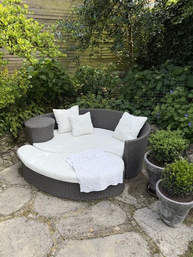 Nachmittags-Sonnenplatz