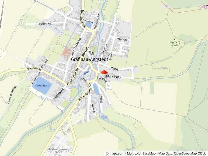 *** günstiges Einfamilienhaus in Gräfinau-Angstedt – Geolyzer Kartenausschnitt
