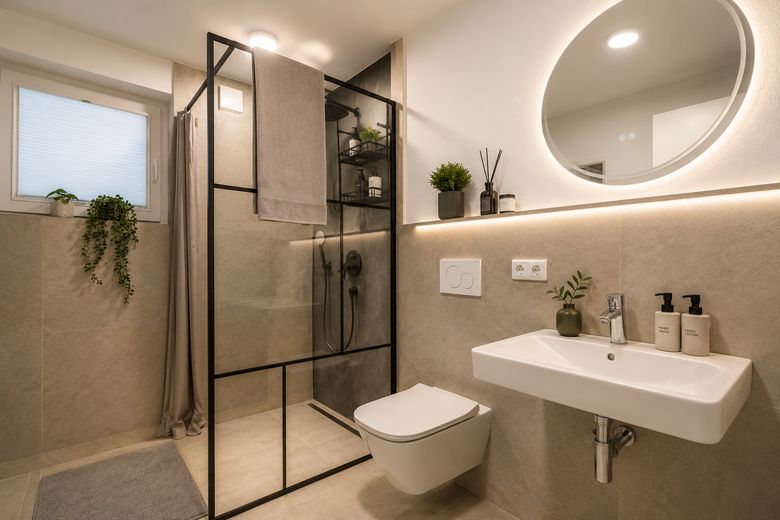 Modernes Wohnen auf 2 Ebenen – exklusive Maisonette mit Garten und Designküche – Foto 6