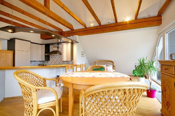Ruhig gelegene Wohnung mit Dachterrasse und großem Wohnraum im Zweifamilienhaus