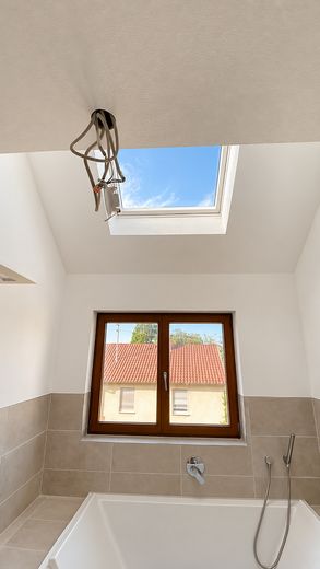Bahçeli, güneş alan 4 odalı daire – Ausblick beim Baden