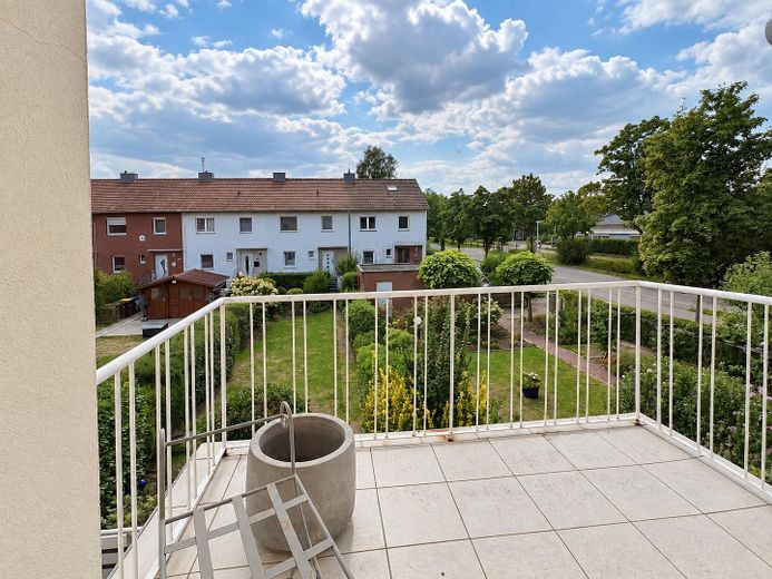 4-room terraced house with garden and garage in Diepholz – commission-free – Balkon
