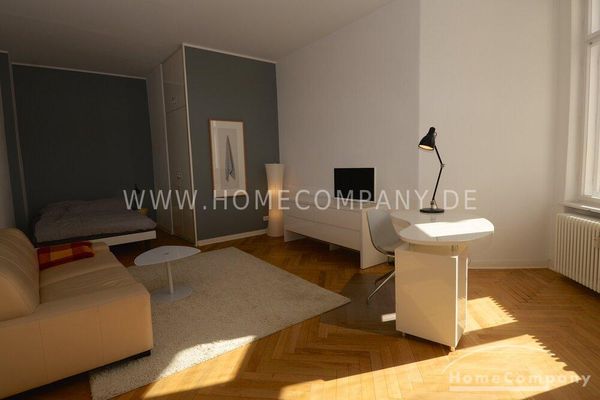Affascinante appartamento monolocale completamente arredato a Berlino-Charlottenburg – tranquillo e centrale, vicino al Ku’damm