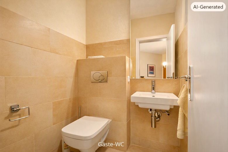Appartamento ristrutturato di 4 stanze con ampio balcone e garage a Dorsten-Wulfen – GWC  KI angepasst