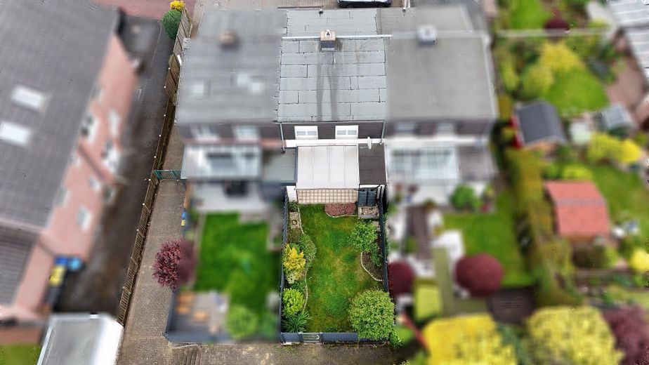 Luftbild Gartenseite