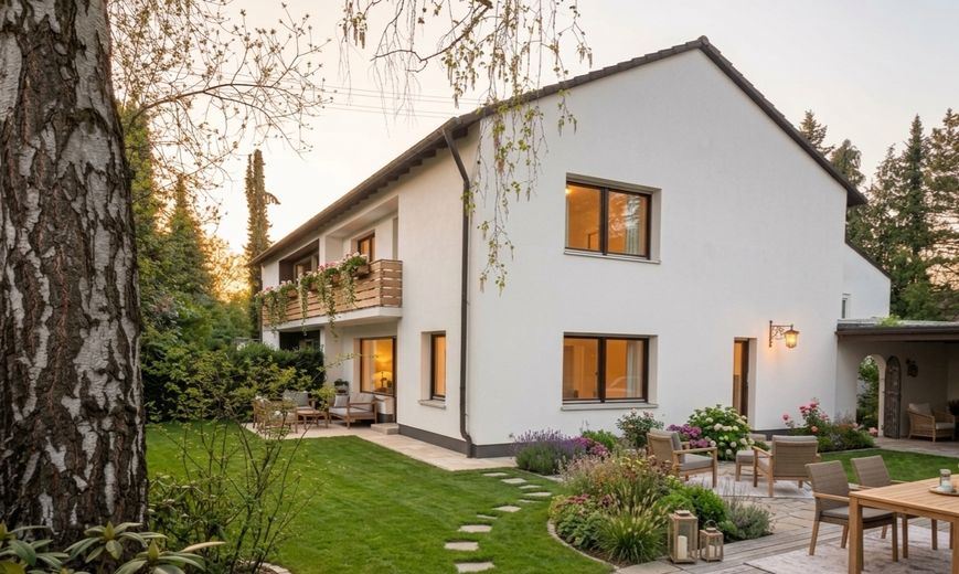 624m² Grundstück * ruhige zweite Reihe * Südgarten * 5 Zimmer * provisionsfrei – Designmöglichkeit für Garten