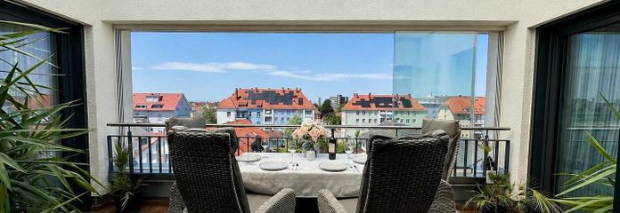 Überdachte Terrasse/Loggia