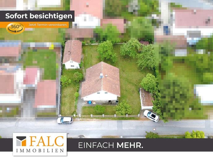 Einfamilienhaus mit viel Potenzial und großzügigem Außenbereich – Luftaufnahme 3