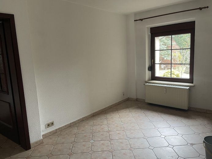 Küche mit Gartenblick