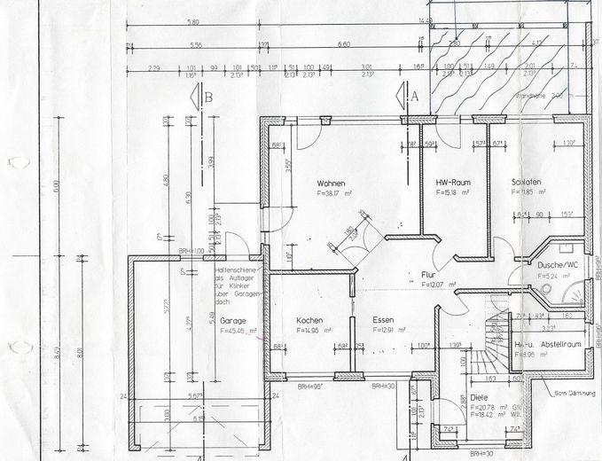 Vermietetes Einfamilienhaus als Kapitalanlage - 15859 Storkow (Mark) Ortsteil Karlslust Seenähe – Grundriss EG