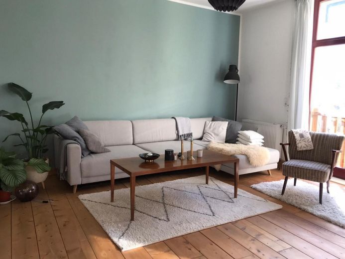 Mirke, Nichtraucherwohnung im Denkmal – Wohnzimmer