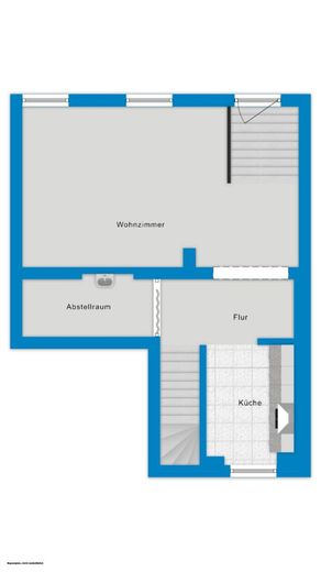 Büro-/Ladenfläche direkt in der Freiimfelder Straße verfügbar! – Grundriss