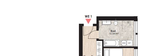 Platz zum Wohlfühlen: großzügige 3-Zimmer-Wohnung mit durchdachtem Grundriss – Grundriss