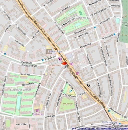 Helle renovierte 4-ZKB Wohnung mit Balkon in verkehrsgünstiger Lage – Leipziger Straße