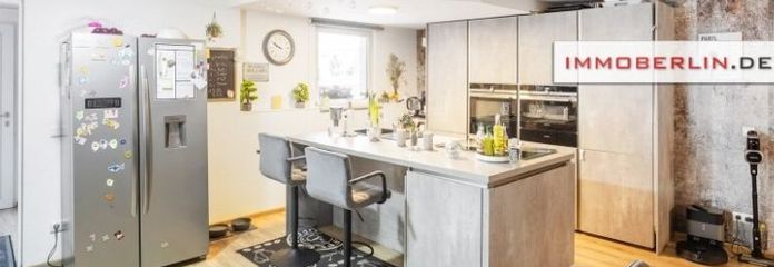 IMMOBERLIN.DE - Fabelhafter Bungalow mit Sonnengarten & Garage in waldreicher Umgebung