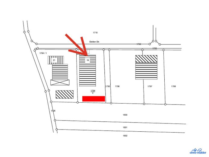 Lageplan Grundstück