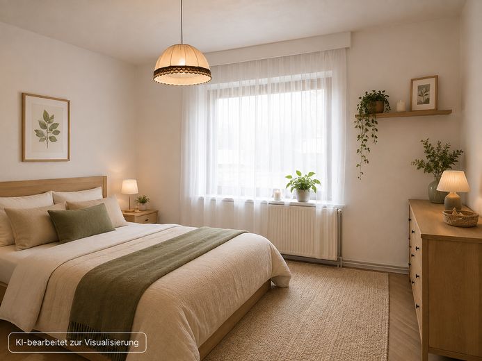 131 m² für Ihre Familie: 4 Schlafzimmer, 2 Bäder, 2 Garagen und keine Käuferprovision – Elternschlafzimmer