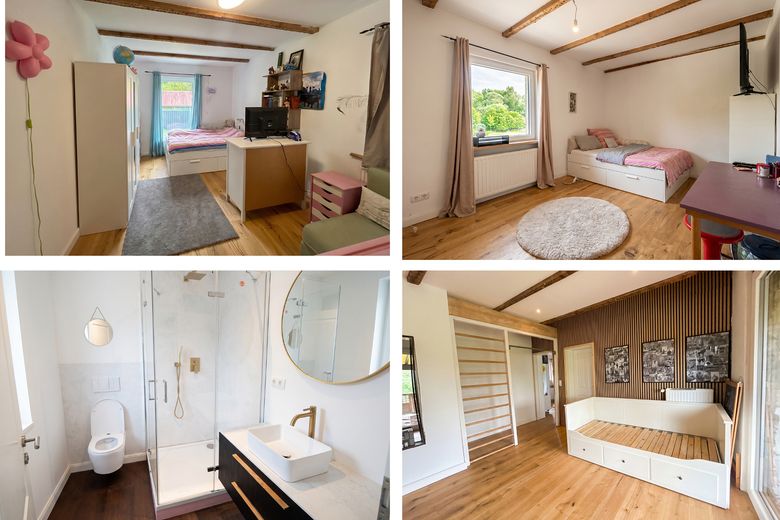 Einzigartiger Resthof / Schwinger Yachthafen / 3 Wohneinheiten, Reitanlage & Pferdestall / Stade – Wohnung linke Haushälfte